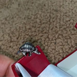 retired james avery armadillo tie tac